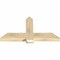 Ekena Millwork Eugene Rough Sawn Timber Gable Bracket, Douglas Fir, 48"W x 26"H x 4"D x 6"F, 13/12 Pitch GBW048X26X0406EUG00RDF - alternate 5